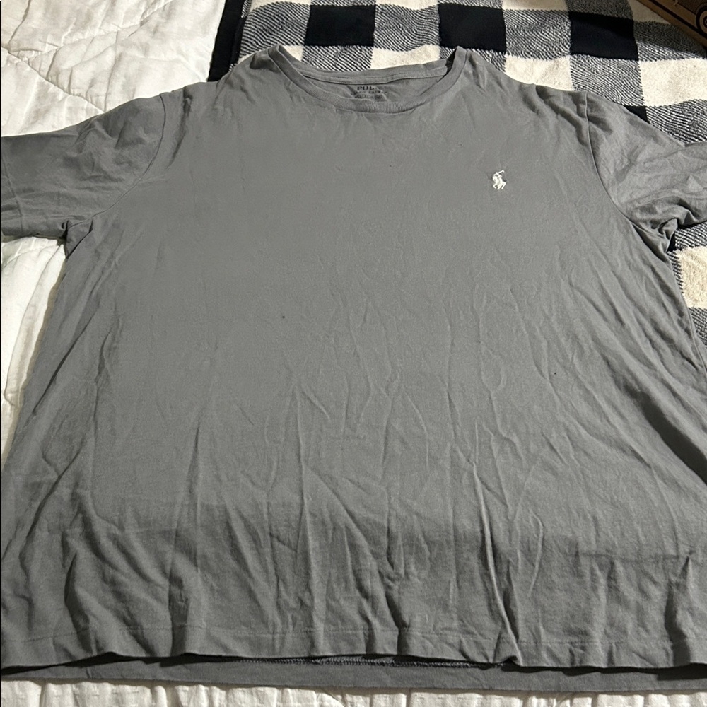Polo by Ralph Lauren Charcoal Gray Men's Tee